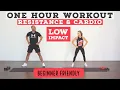 Download Lagu 1 HOUR TOTAL body resistance and cardio workout/Low Impact//standing \u0026 no equipment options