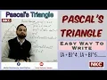 Pascal s Triangle - Algebra Tricks Learn Formulae Easily Solving Big powers of a b Easy Way