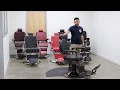 BarberPub Heavy-Duty Vintage Barber Chair come check it out at our showroom