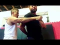 Knife defence with hands tied behind back with 3rd dan Carlos Chong Garcia and Master Nam