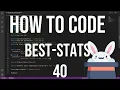 how to code racket - 40 best-stats