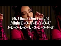 IL0V3Y0U-Faouzia karaoke with lyrics