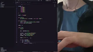 Coding a Terminal Clock in Python ASMR Programming No Talking