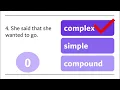 SIMPLE VS COMPLEX VS COMPOUND SENTENCE QUIZ - HOW WELL DO YOU KNOW YOUR SENTENCES