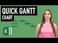 How to Quickly Make a Gantt Chart in Excel