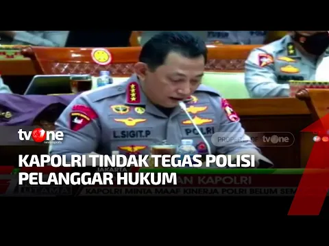 Rapat di DPR, Kapolri Minta Maaf Kinerja Polri Belum Sempurna