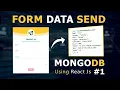 send data from react to mongodb Mern Stack Project