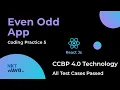 NXT WAVE CCBP 4 0 React js Even Odd App Coding Practice 5 Solution
