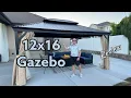 12x16 Permanent Hard Top Gazebo Build Review From Fung Yard Transform Your Outdoor Space