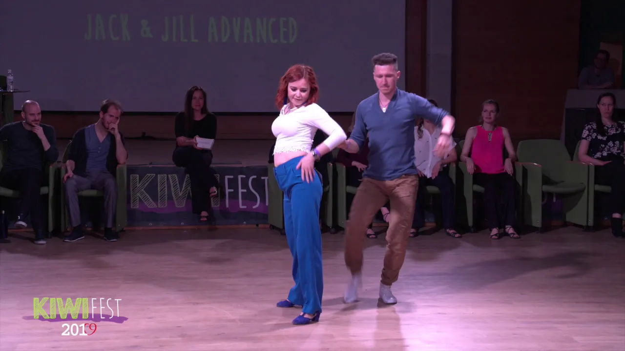 Ivan Katrunov & Alesya Kovaleva - 3rd place Advanced Jack&Jill - KIWIfest 2019