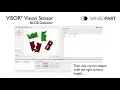 How to VISOR Vision sensor with BLOB function
