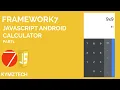 Javascript android calculator with framework7 part1
