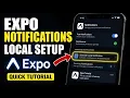 How to setup Expo notifications with local scheduling - Quick Tutorial