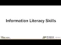 Information Literacy Skills