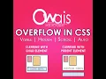 Overflow in CSS urdu CSS For Beginners in Urdu Hindi