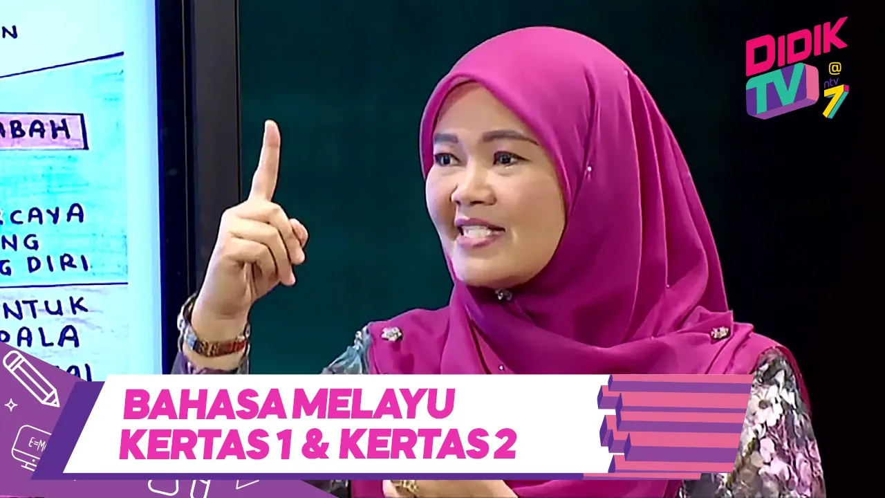 DidikTV Road To Success SPM 2020 |  Bahasa Melayu (Kertas 1 & Kertas 2)