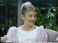 BABY DREW BARRYMORE ON THE TONIGHT SHOW - 1984