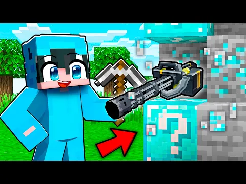 Video Thumbnail: Minecraft Pero los Minerales son Lucky Blocks ALEATORIOS