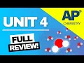 AP Chemistry Unit 4 Review Chemical Reactions FULL Revision Summary
