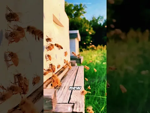 The bees refuse to leave their queen#shorts