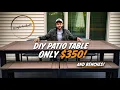 DIY Patio Table with Trex decking Plans Available