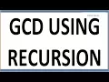 USING RECURSIVE FUNCTION HINDI