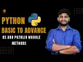Os Pathlib Module Methods Python Beginner to Advance Python Tutorial