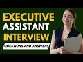 Top 20 Executive Assistant Interview Question and Answers for 2026