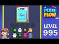 Pixel Flow Level 995 Solution Walkthrough