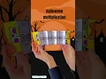 Halloween math craft multiplication practice for times tables