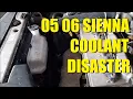Coolant System Flaw - 05 06 Toyota Sienna 3 3-liter V6 3MZ-FE