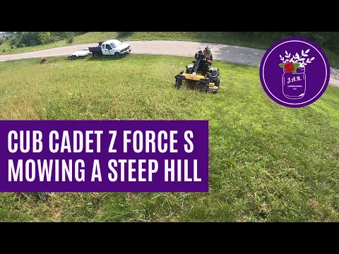 Download MP3 Cub Cadet Z Force S | Mowing A Steep Hill