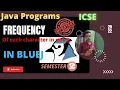 frequency of each letter of sentence in alphabetical order Bluej string java icse semester2