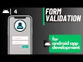 Input Validation In Android Studio Validate Edit Text
