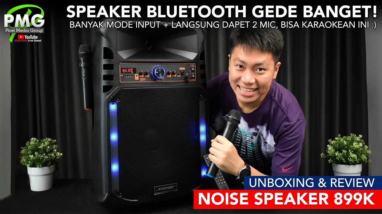 Unboxing Speaker Karaoke Mic Bluetooth YD668