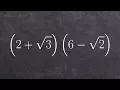 Learn How to Multiply Two Radical Binomials
