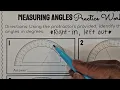 How to Read a Protractor Right-In Left-Out Measuring Angles Made Easy