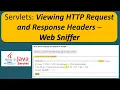 Servlets Viewing HTTP Request and Response Headers - Web Sniffer