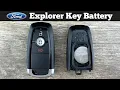 2017 - 2022 FORD EXPLORER Remote Key Fob Battery Replacement
