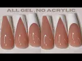 EASY FRENCH V-TIP DESIGN WITH GEL POLISH GEL NAIL ART TUTORIAL Nailz By Dom