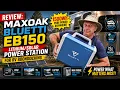 REVIEW Maxoak Bluetti EB150 Power Station - for RV Boondocking CPAP TV etc