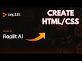 How to Create HTML CSS Project in Replit 2025