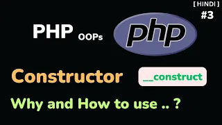 Constructor In PHP OOP Object-Oriented Programming in PHP Full Tutorial HINDI -