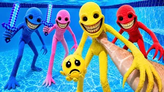 I Found Every Verity Monster in My Pool! Minecraft! 😱