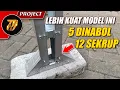 Download Lagu Cara Membuat Sepatu/dudukan tiang kanopi baja ringan model segitiga