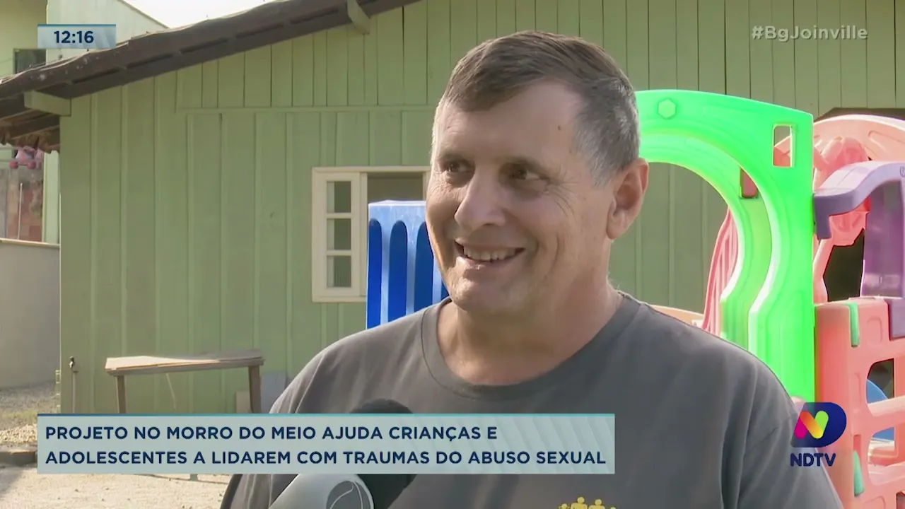 Projeto no Morro do Meio ajuda crianças e adolescentes a lidarem com traumas do abuso sexual