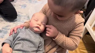 Bu gerçekçi oyuncak bebeği TEMU’dan aldık. Kalitesi ve görünümü çok güzel #temuhaul #temu  @temu 