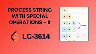 Process String with Special Operations II - Leetcode 3614 Java Hindi Detailed Dry Run