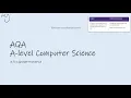 A-level Computer Science Graph Traversal