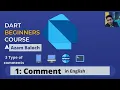 How to make Comments in Flutter Dart in English